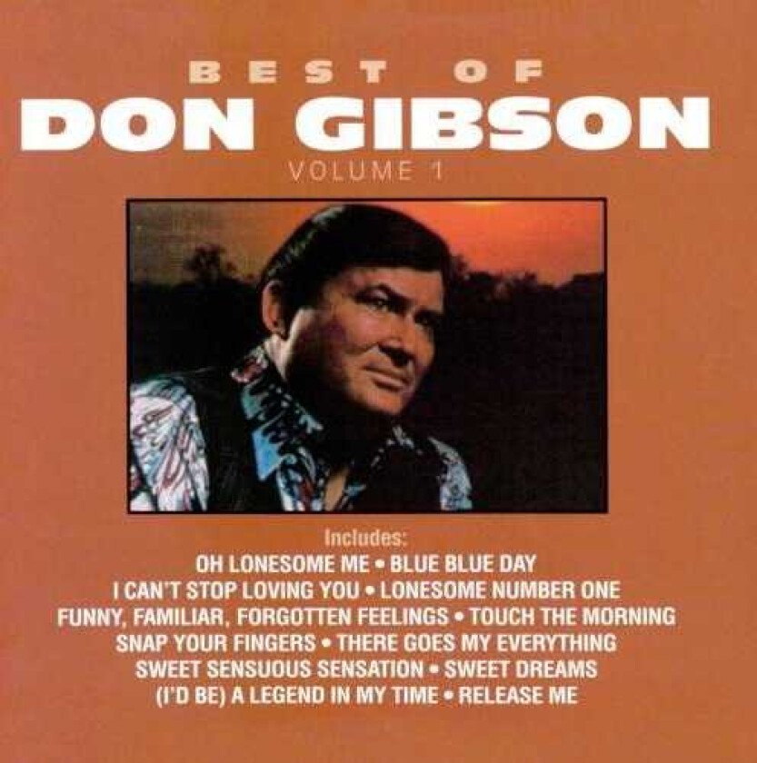 Don Gibson Best Of Don Gibson Vol. 1 CD