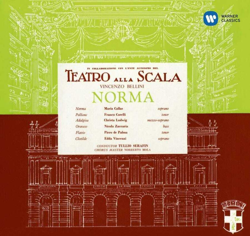 Milan La Scala Chorus, Milan La Scala Orchestra, Maria Callas, Christa Ludwig, Piero De Palma, Nicola Zaccaria, Tullio Serafin, Franco Corelli, Edda Vincenzi Bellini: Norma CD