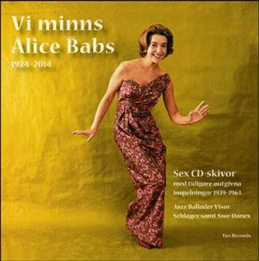 Alice Babs  Vi Minns Alice Babs  CD