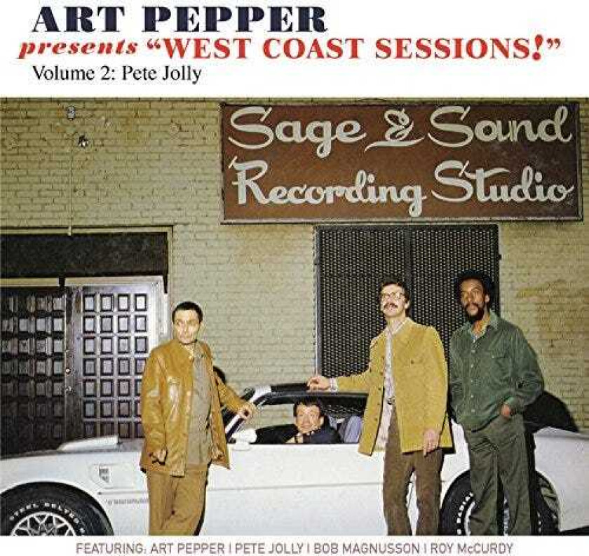 Art Pepper  Art Pepper Presents "West Coast Session!" Volume 2: Pete Jolly  CD