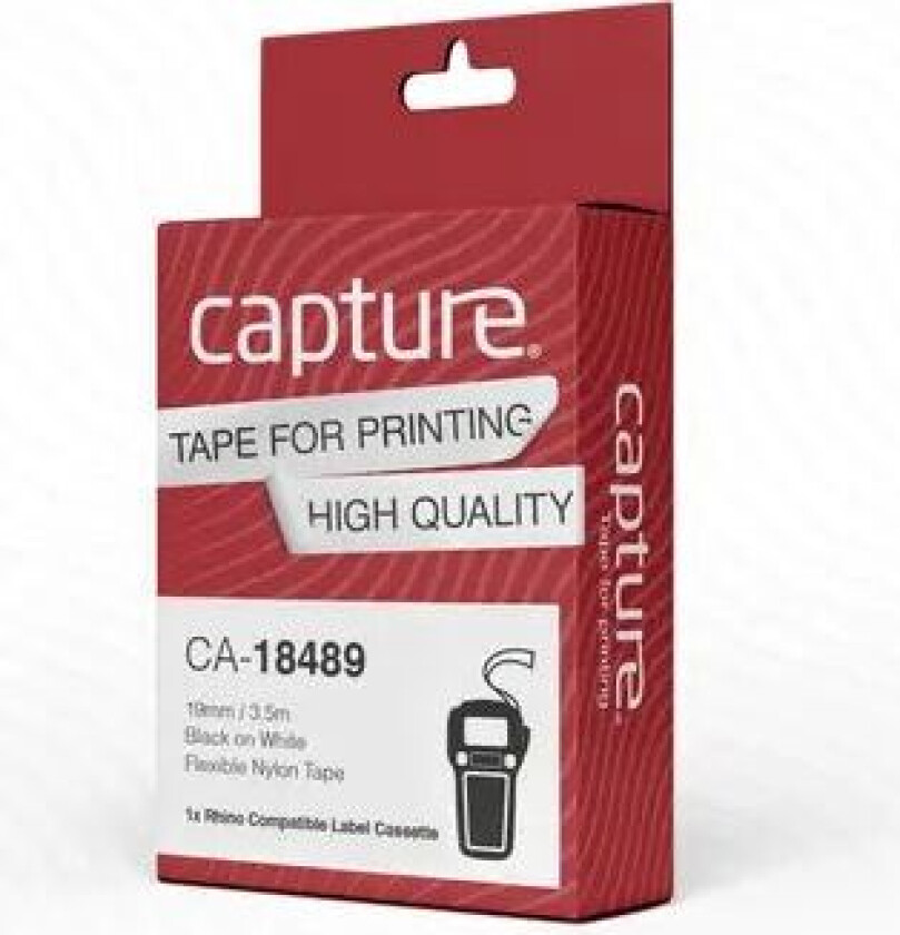 Tape Rhinopro Flex Nylon 19mm Black/white