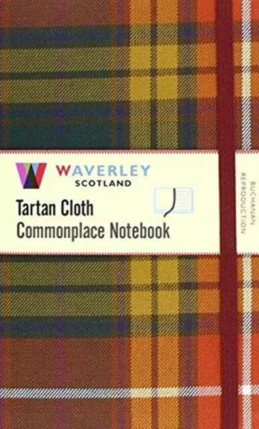 Waverley (L): Buchanan Reproduction Tartan Cloth Large Notebook av Waverley