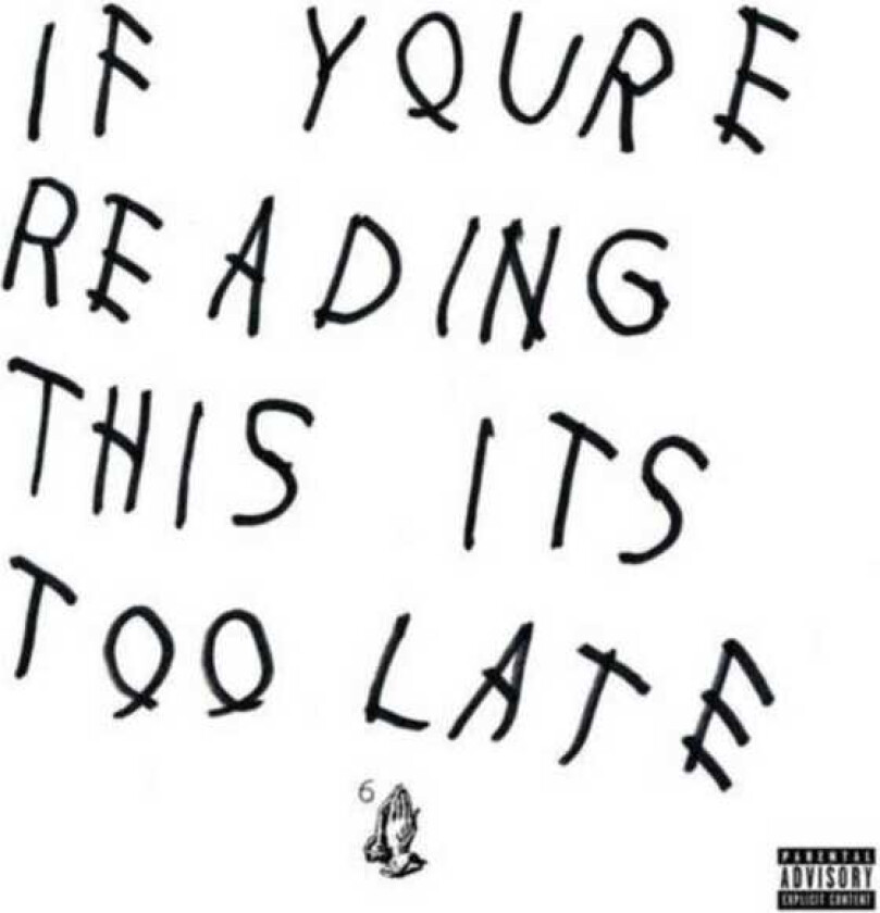 Drake If You're Reading This It's Too Late LP/Vinyl