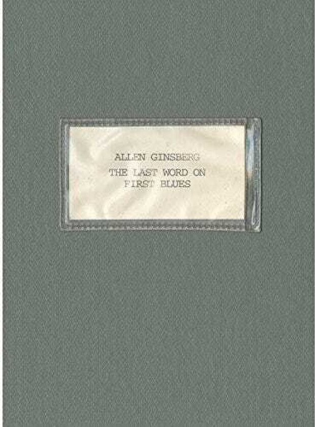 Allen Ginsberg The Last Word On First Blues CD