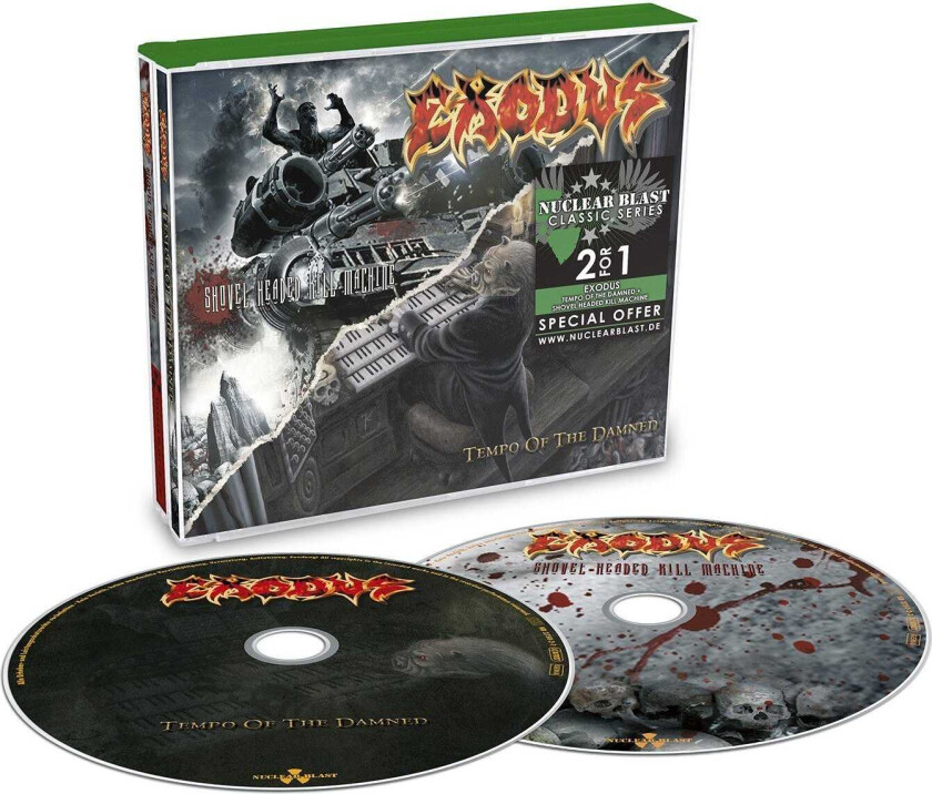 Exodus Tempo Of The Damned / Shovel Headed Kill Machine CD
