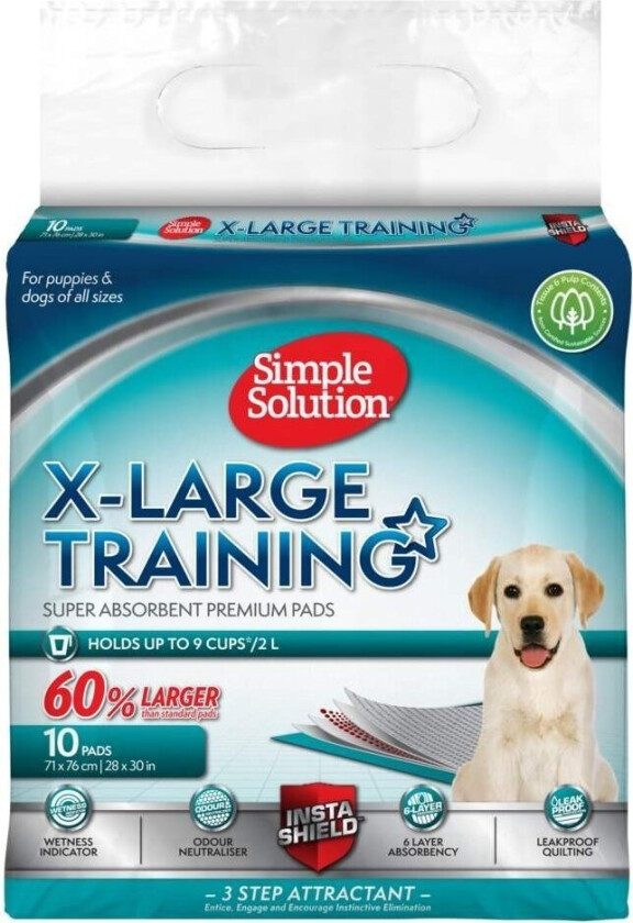 Simple Solution Training Pads XL 10-pakke
