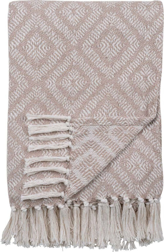 CortD pledd 130x160cm offwhite, beige.