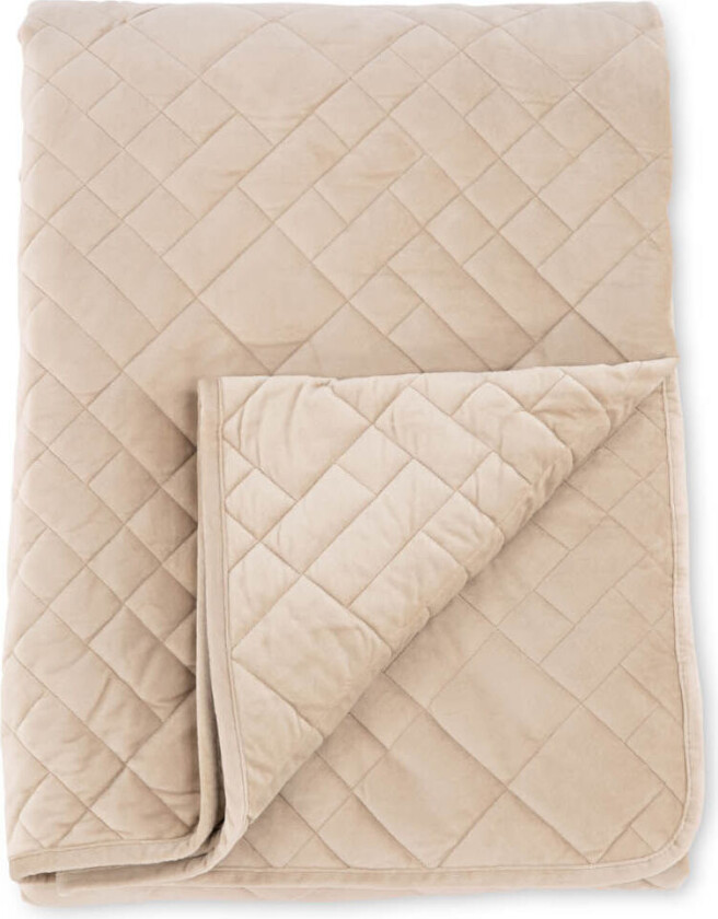 Jilly sengeteppe 260x260cm beige.