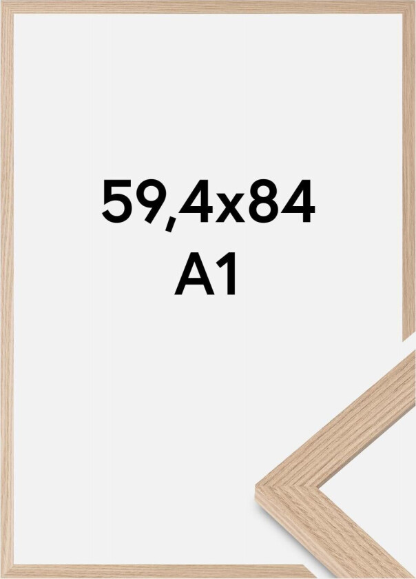 Ramme Bga Classic Akrylglass Eik 59,4x84 Cm (A1)