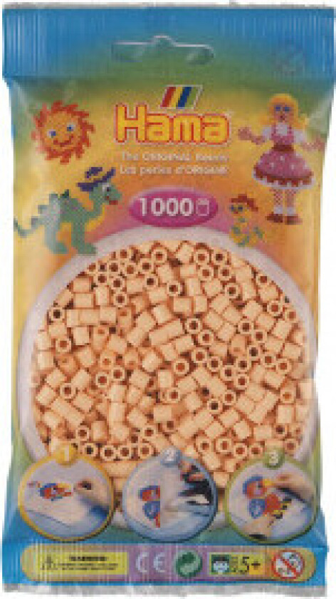 Midi 1000 Perler - Lys Fersken 78