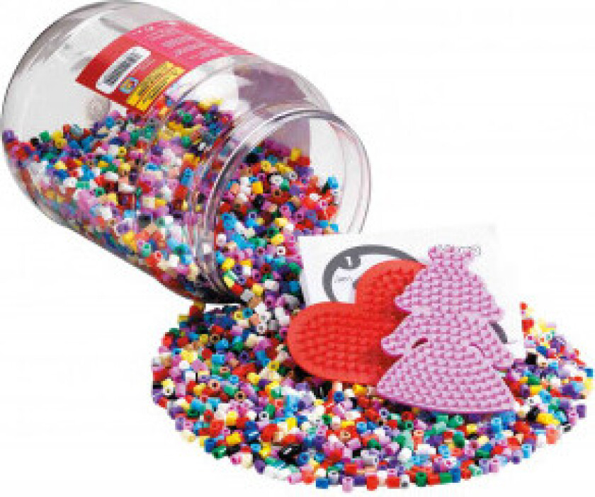 Midi Perlesett I Rød Boks 7000 Perler