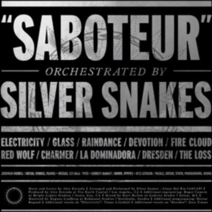 Silver Snakes Saboteur LP/Vinyl
