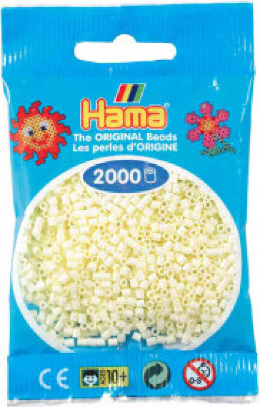 Mini 2000 Perler - Krem 02