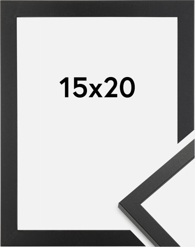 Ramme Trendy Akrylglass Svart 15x20 Cm