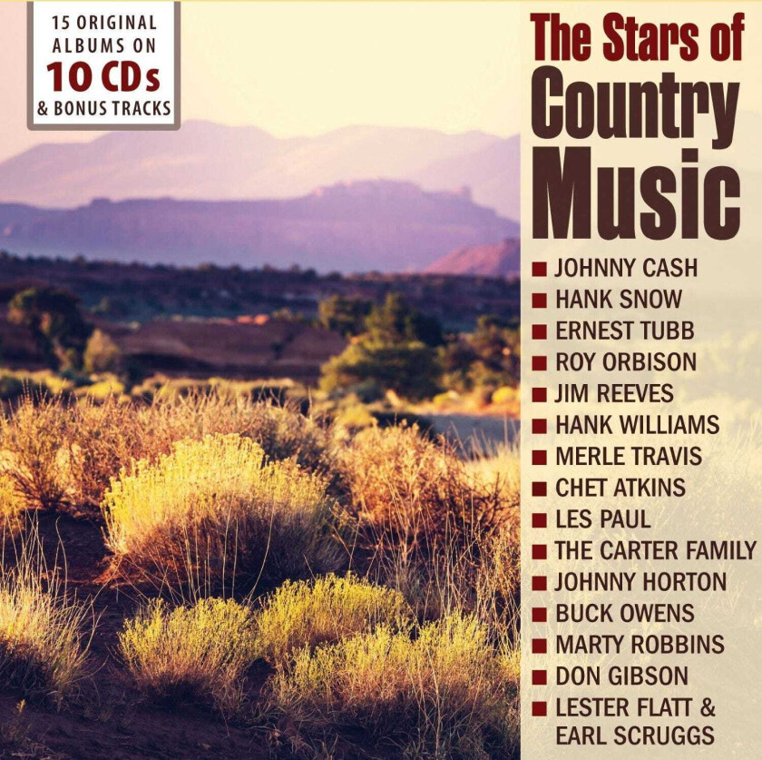 Diverse Country, Diverse Artister The Stars Of Country Music 15 Original Albums CD