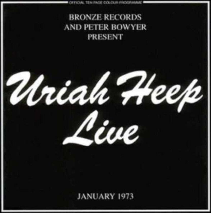 Uriah Heep Live LP/Vinyl