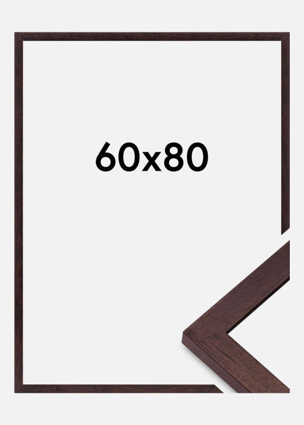 Ramme Bga Classic Akrylglass Valnøtt 60x80 Cm
