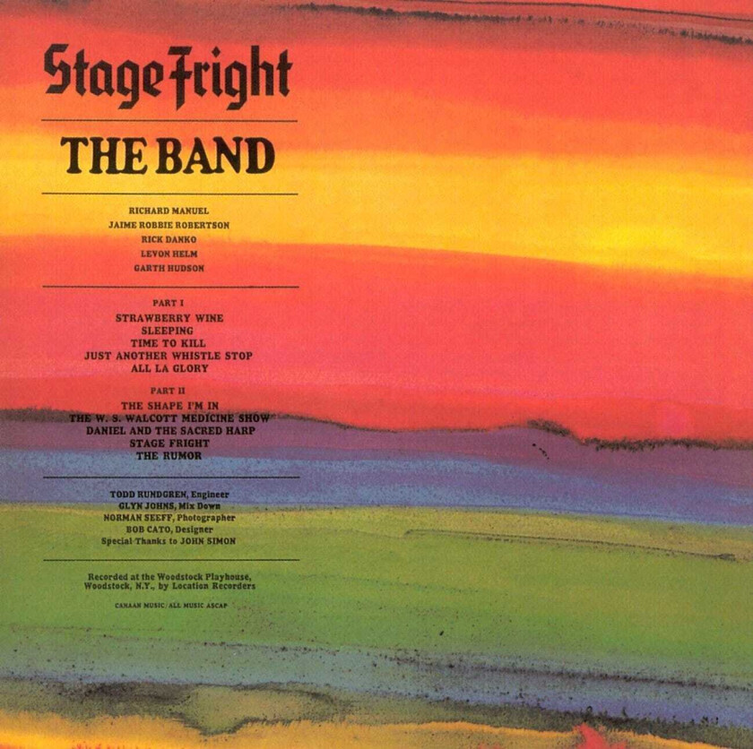 The Band Stage Fright LP/Vinyl