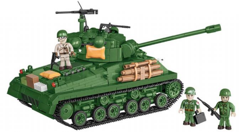 COBI M4a3e8 Sherman Easy Eight Cobi  Historiske Byggeklosser