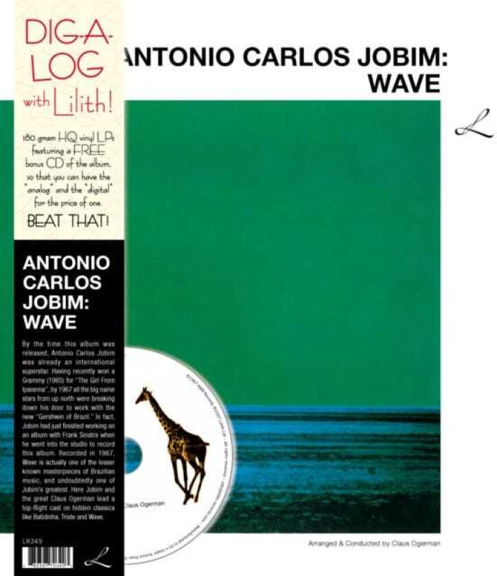 Antonio Carlos Jobim Wave LP/Vinyl