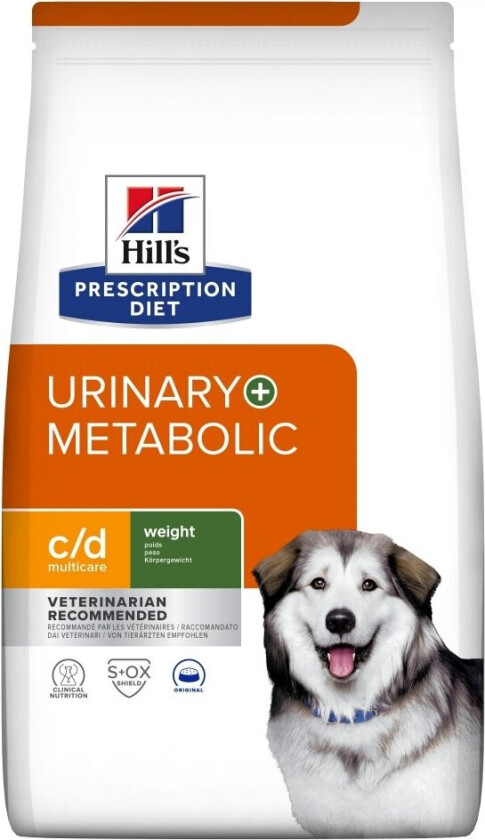 Hill's Prescription Diet Canine c/d Urinary + Metabolic Multicare Weight Original 12 kg