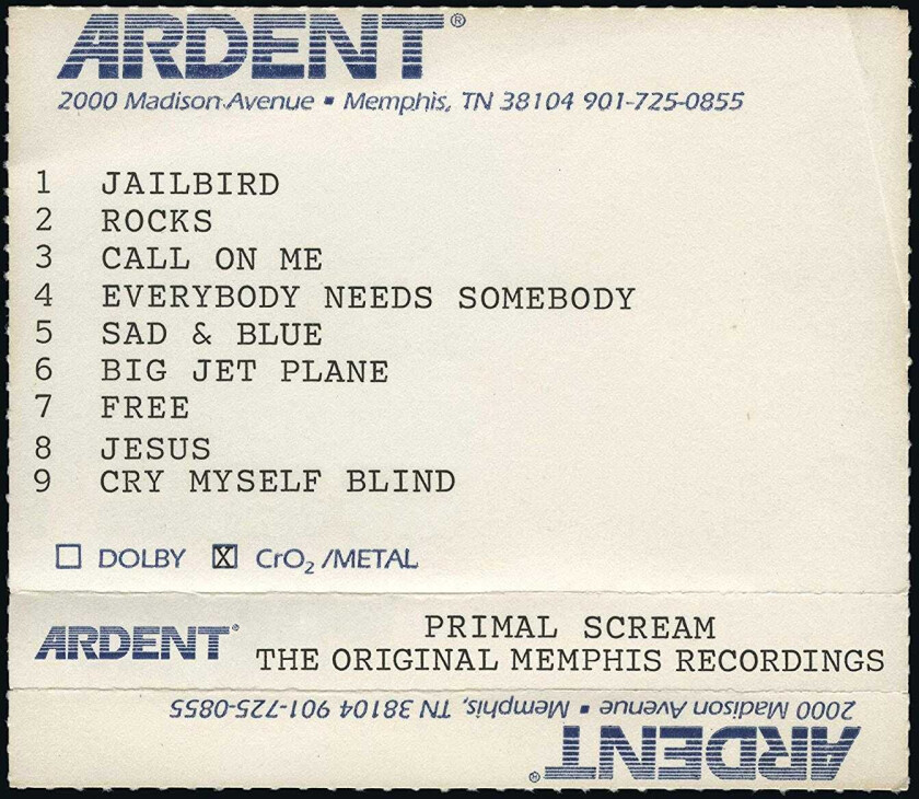 Primal Scream Give In But Don't Give Up: The Original Memphis Recordings LP/Vinyl