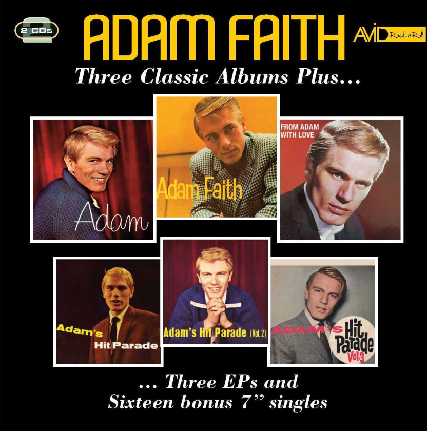 Adam Faith  Three Classic Albums Plus  CD