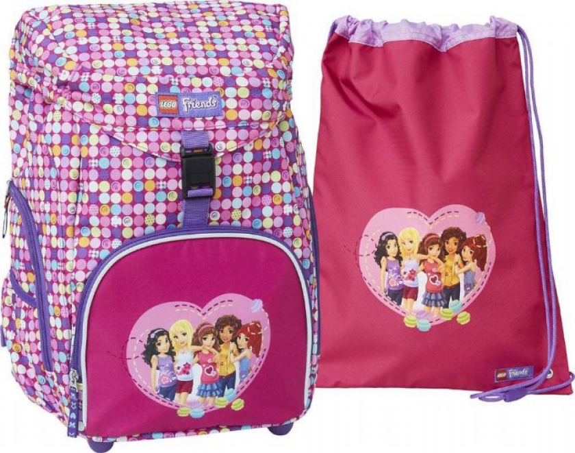 Lego Friends Confetti Ryggsekksett Lego Bags Skoleveske 20096-1814