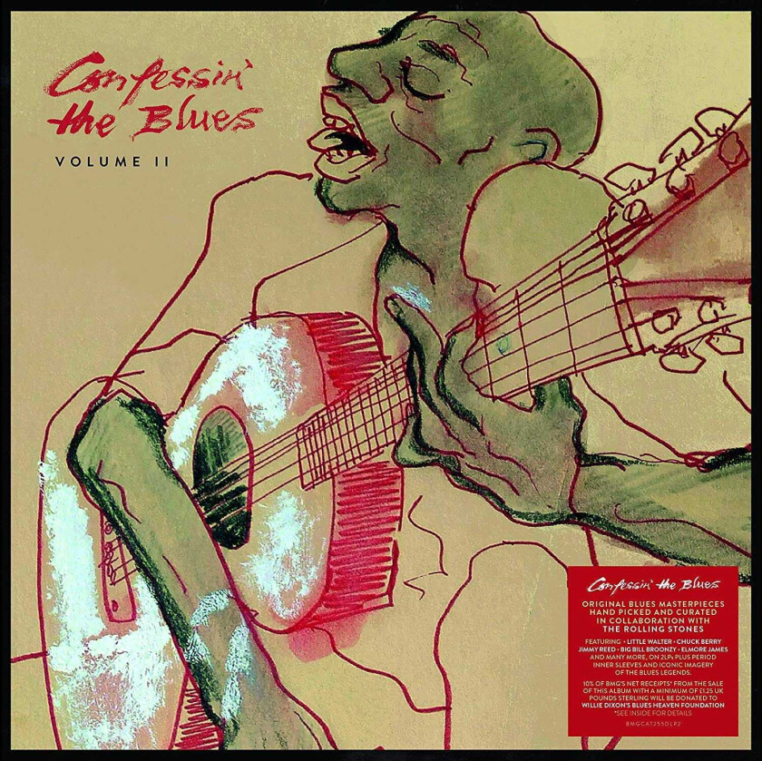 Diverse Blues Confessin' The Blues Curated By The Rolling Stones Volume II LP/Vinyl