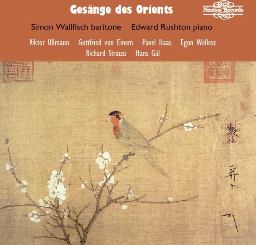 Diverse Klassisk, Simon Wallfisch, Edward Rushton  Gesänge Des Orients (Songs Of The Orient)  CD