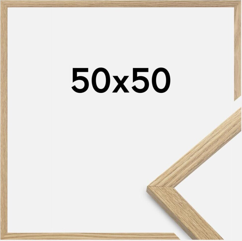 Ramme Trendy Akrylglass Eik 50x50 Cm