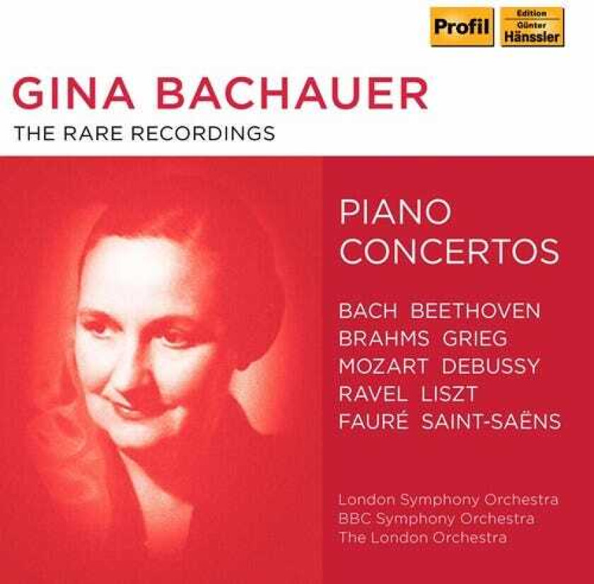 Gina Bachauer Gina Bachauer The Rare Recordings CD