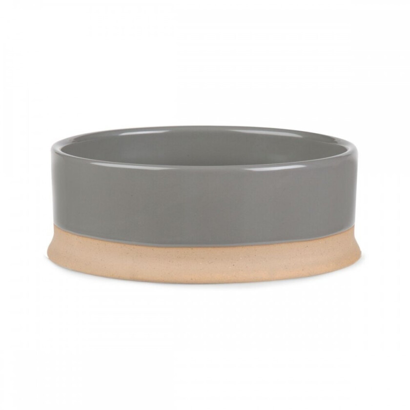 Scandi Hundeskål Keramikk Grå (20 cm)