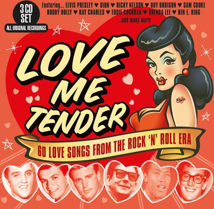 Diverse Artister Love Me Tender 60 Love Songs From The Rock'n'roll Era CD