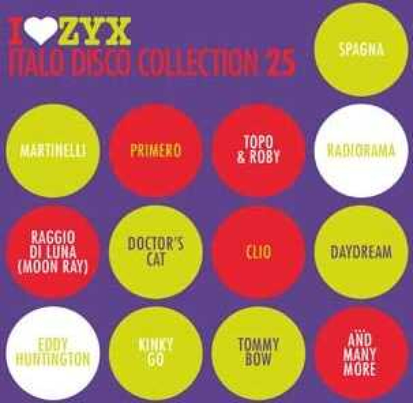 Diverse Dance, Diverse Artister Zyx Italo Collection 25 CD