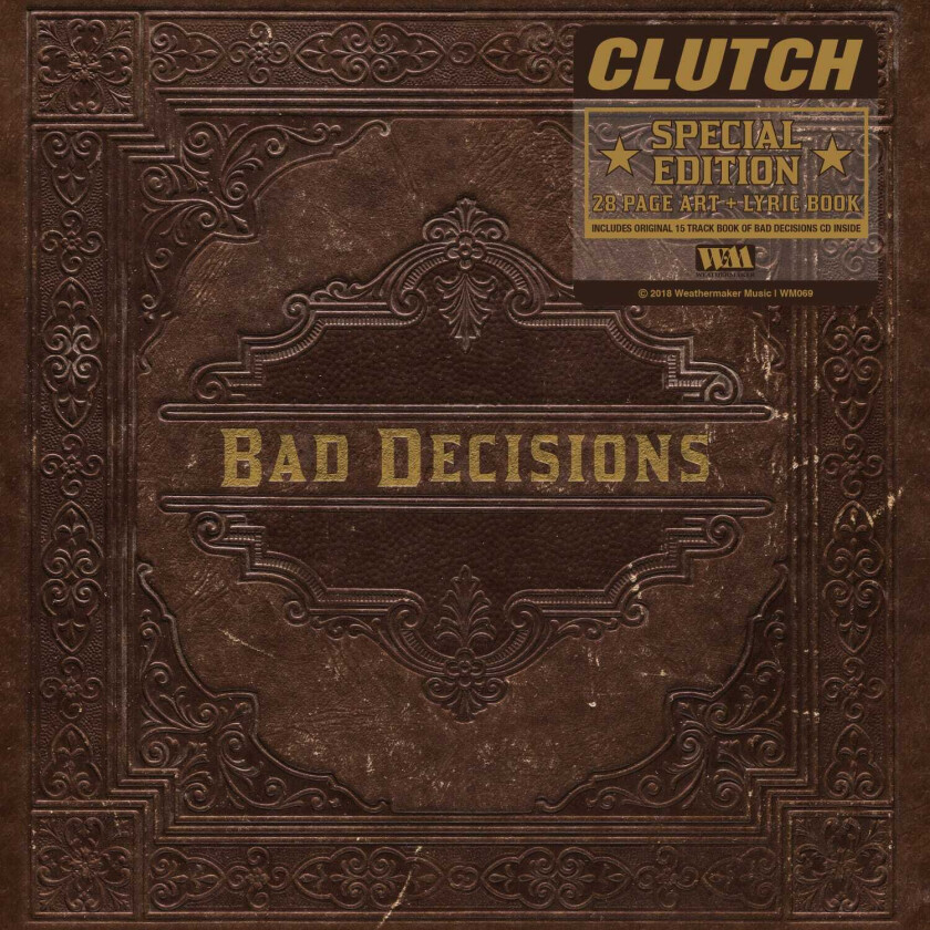 Clutch Book Of Bad Decisions CD