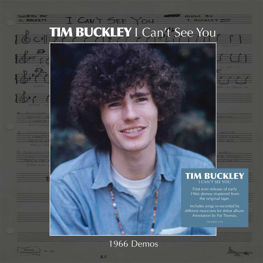 Tim Buckley I Can't See You (1966 Demos) LP/Vinyl