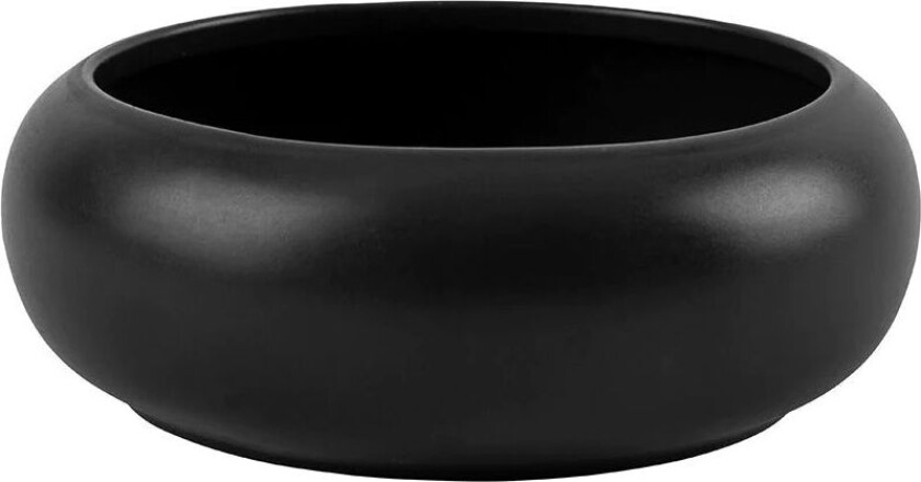 Natur - Serveringsbolle 14 Cm - Matt Sort