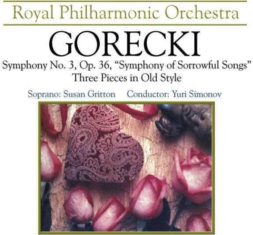 Royal Philharmonic Orchestra  Gorecki: Sinfonie 3, Opus 36  CD