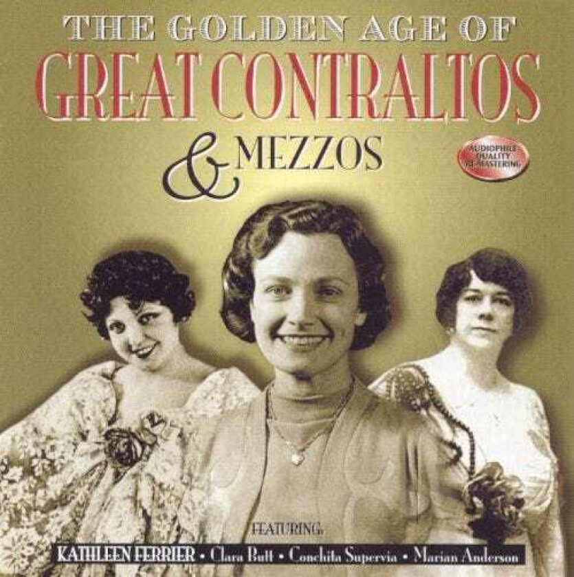 Diverse Klassisk Golden Age Of Great Contraltos CD