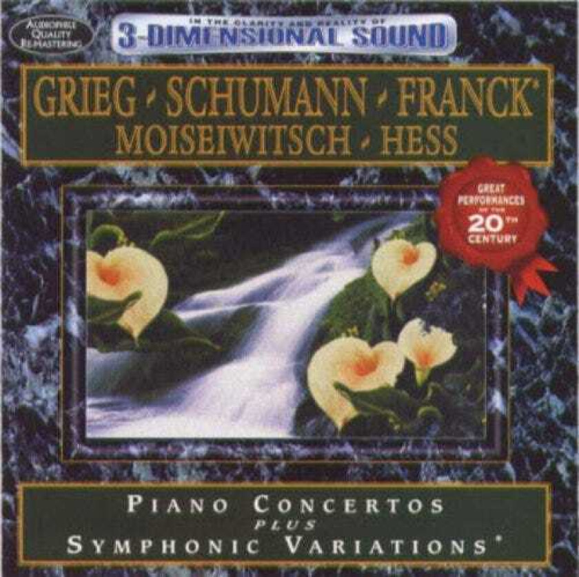 Diverse Klassisk Grieg/Schumann/Franck: Piano Concertos CD