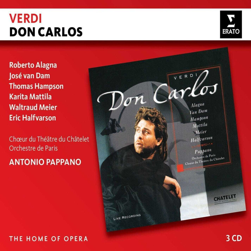 Antonio Pappano, Opera, Orchestre De Paris, José Van Dam, Roberto Alagna, Thomas Hampson Verdi: Don Carlos CD
