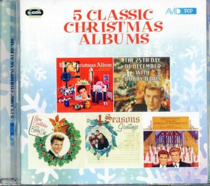 Diverse Jul, Diverse Artister Five Classic Christmas Albums CD