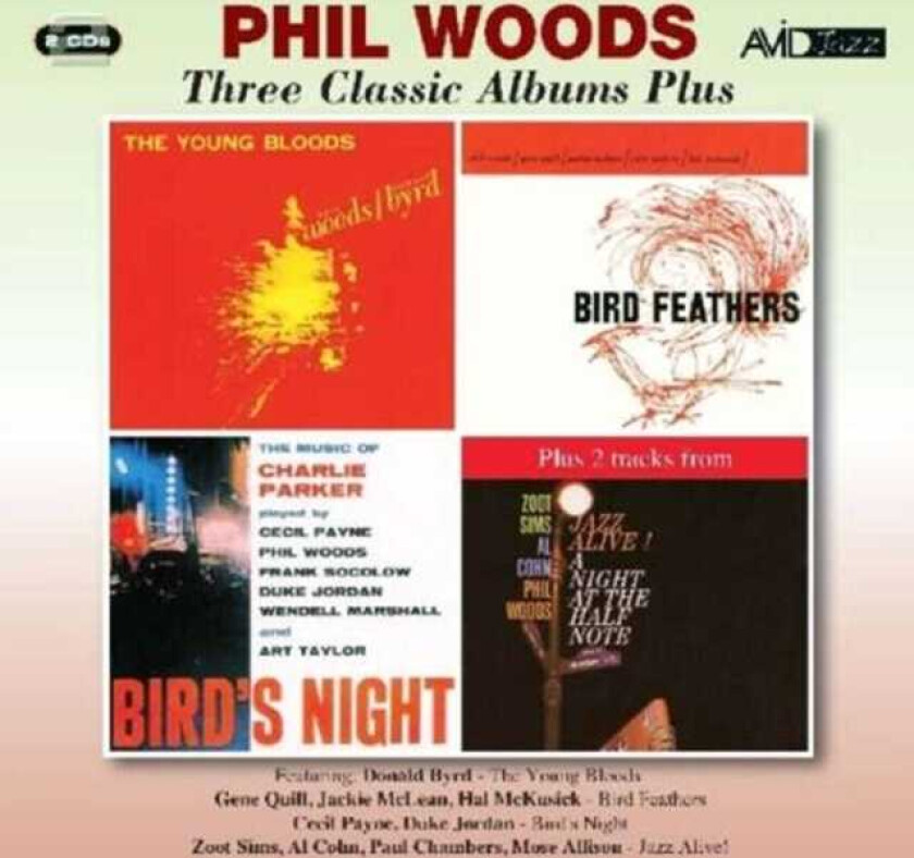 Phil Woods  Three Classic Albums Plus  CD