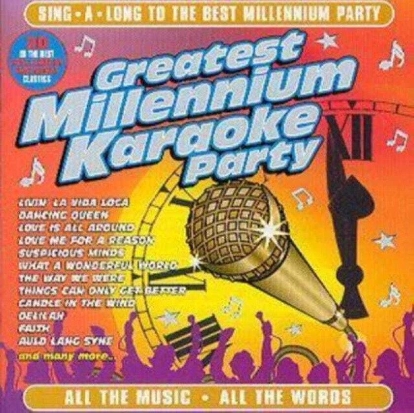Diverse Karaoke Greatest Millennium Karaoke Party CD