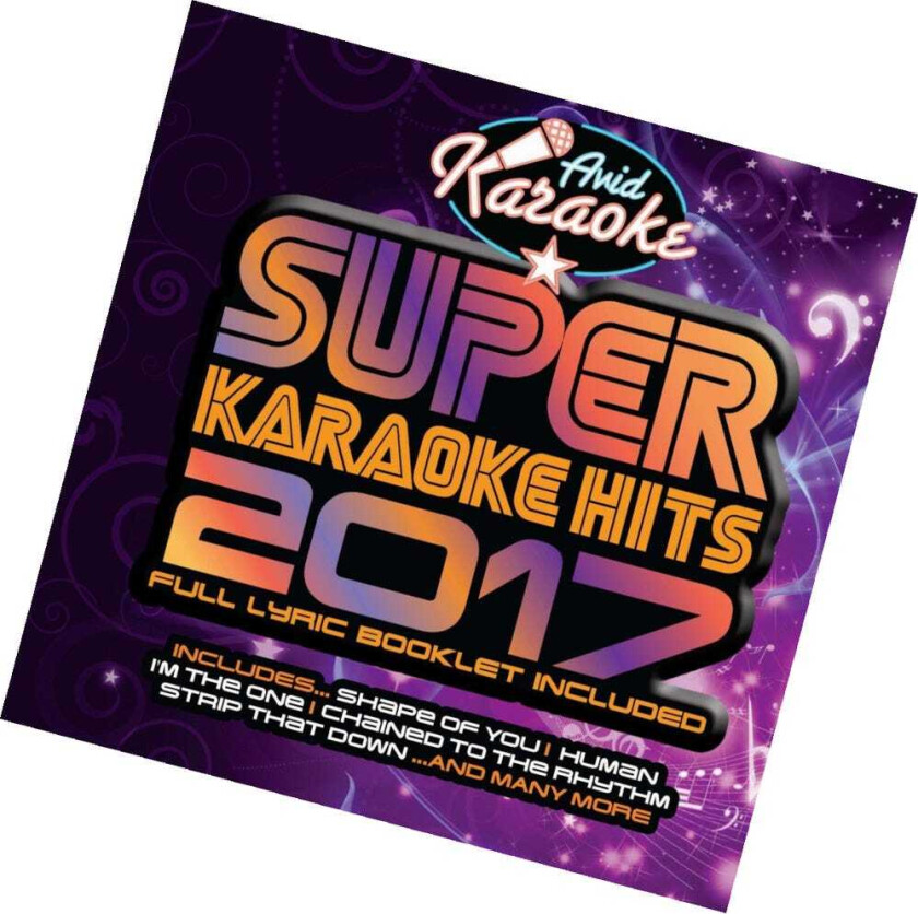 Diverse Karaoke Super Karaoke Hits 2017 CD