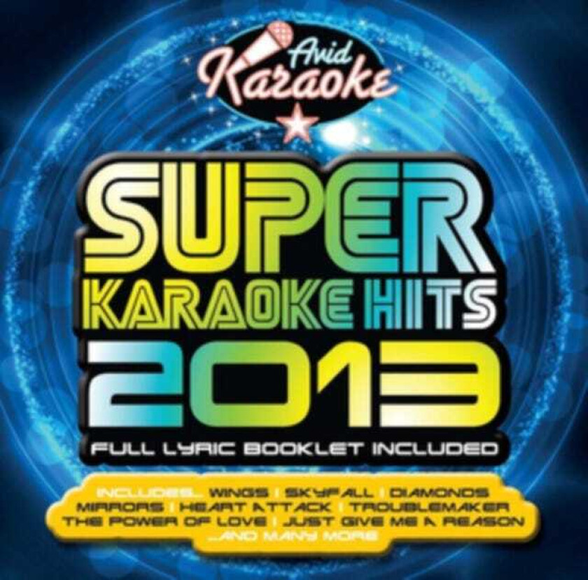 Diverse Karaoke Super Karaoke Hits 2013 CD