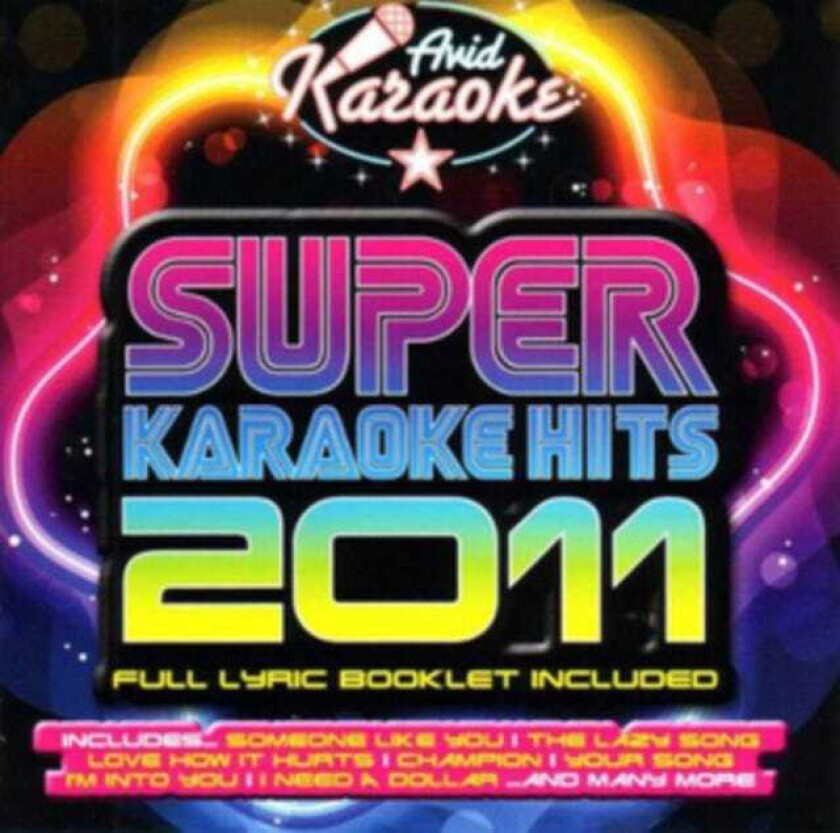Diverse Karaoke Super Karaoke Hits 2011 CD