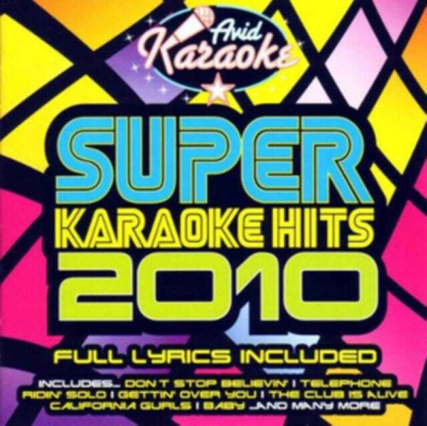 Diverse Karaoke Super Karaoke Hits 2010 CD