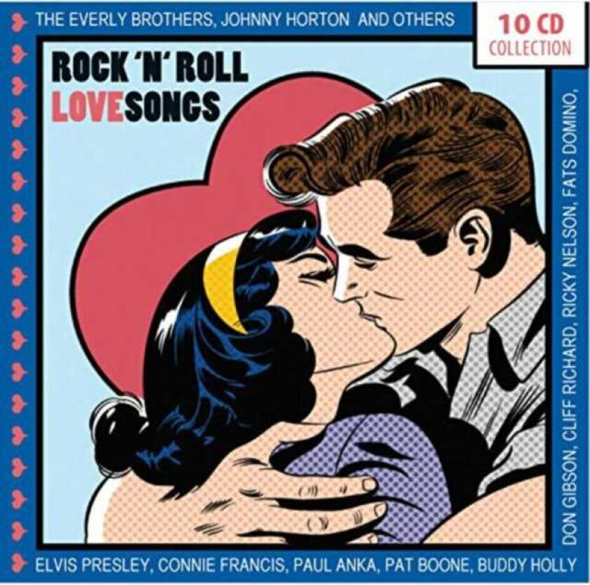 Diverse Artister  Rock'n'roll Love Songs  CD